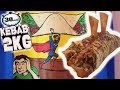 EL MEJOR KEBAB QUE HE PROBADO (pesa 1'8kg y si te lo comes es GRATIS