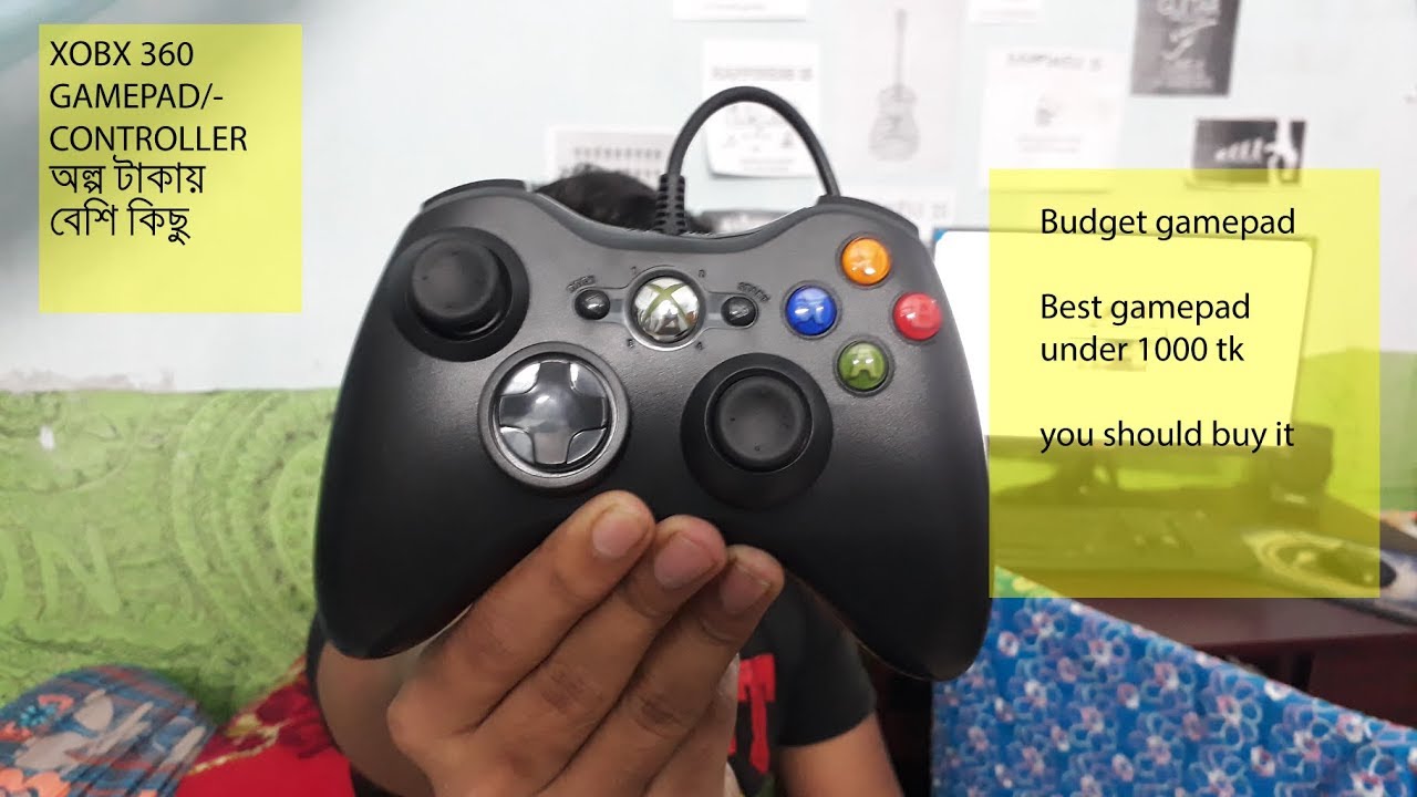 Best Budget Game Pad/Controller Xbox 360 shape Review in bangla best