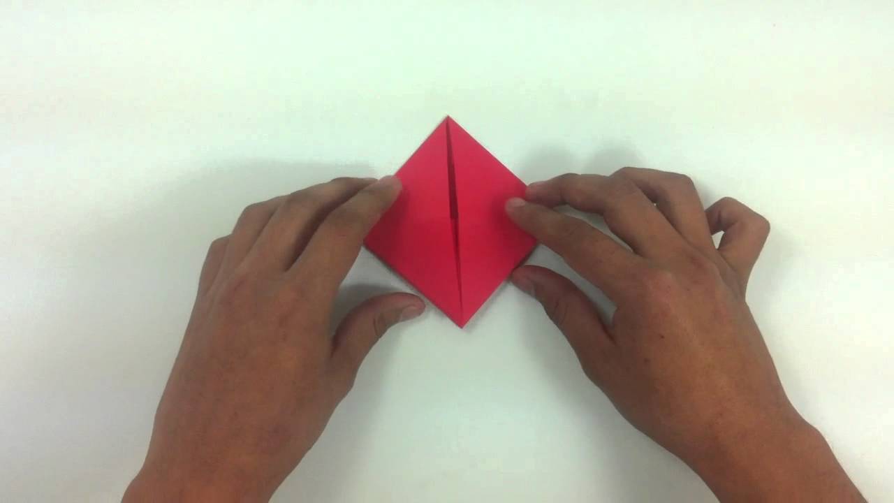 Hacer un corazón de papel - Origami San Valentín origami instructions