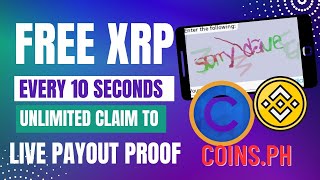 FREE UNLIMITED XRP EVERY 10 SECONDS  | PAYOUT TO COINS.PH | FREE EARNING WEBSITE 2023 screenshot 1