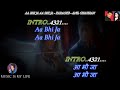 Aa bhi ja aa bhi ja karaoke with scrolling lyrics eng  