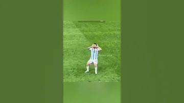 حركة ليونيل ميسي أمام مدرب هولندا فان غال 