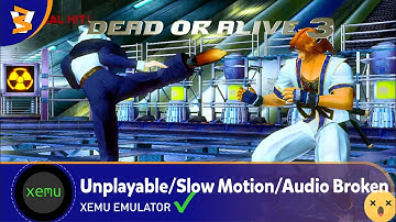 XEMU v0.8.26 - Dead or Alive 3 (Playable??/OpenGL)