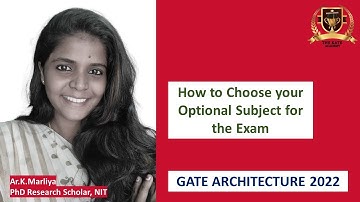 GATE ARCHITECTURE EXAM 2022 | HOW TO CHOOSE THE OPTIONALS AND PREPARE FOR IT
