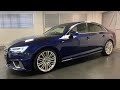 Audi A4 2.0 T 150ps 35 S Tronic Sline finished in Navarra Blue with Tech Pack &amp; Virtual Cockpit