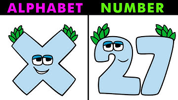 Adrian`s Spanish Alphabet Lore BUT NUMBER LORE | Alphabet lore | Animation