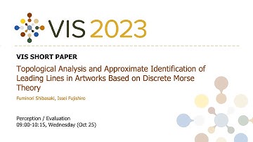 Topological Analysis and Approximate Identification of Leading Lines in Artworks Based on Discrete