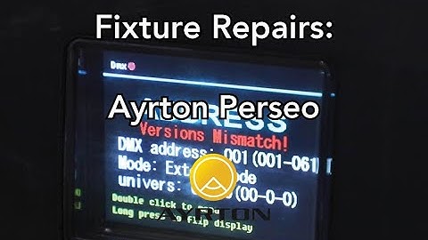 Ayrton Perseo Versions Mismatch SOLVED!