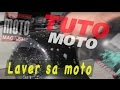 Lavage moto (2) : Bien laver à l'eau et au jet sous pression !