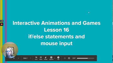 code.org CSD Unit 3 Lesson 16 - if/else and mouse input