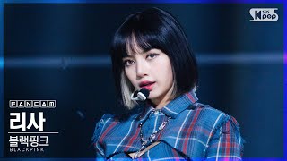 [안방1열 직캠4K] 블랙핑크 리사 'Lovesick Girls' (BLACKPINK LISA FanCam)│@SBS Inkigayo_2020.10.25.