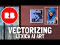 AI Art for RedBubble Week 4 - Vectorizing Lexica AI Generated Art