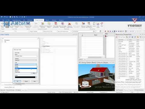 [Synchro Pro] Resource User Field values and assignment
