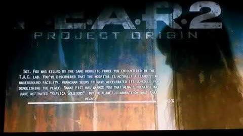 F.E.A.R 2: Project Origin playthrough part 7: one hell of a blow to the head