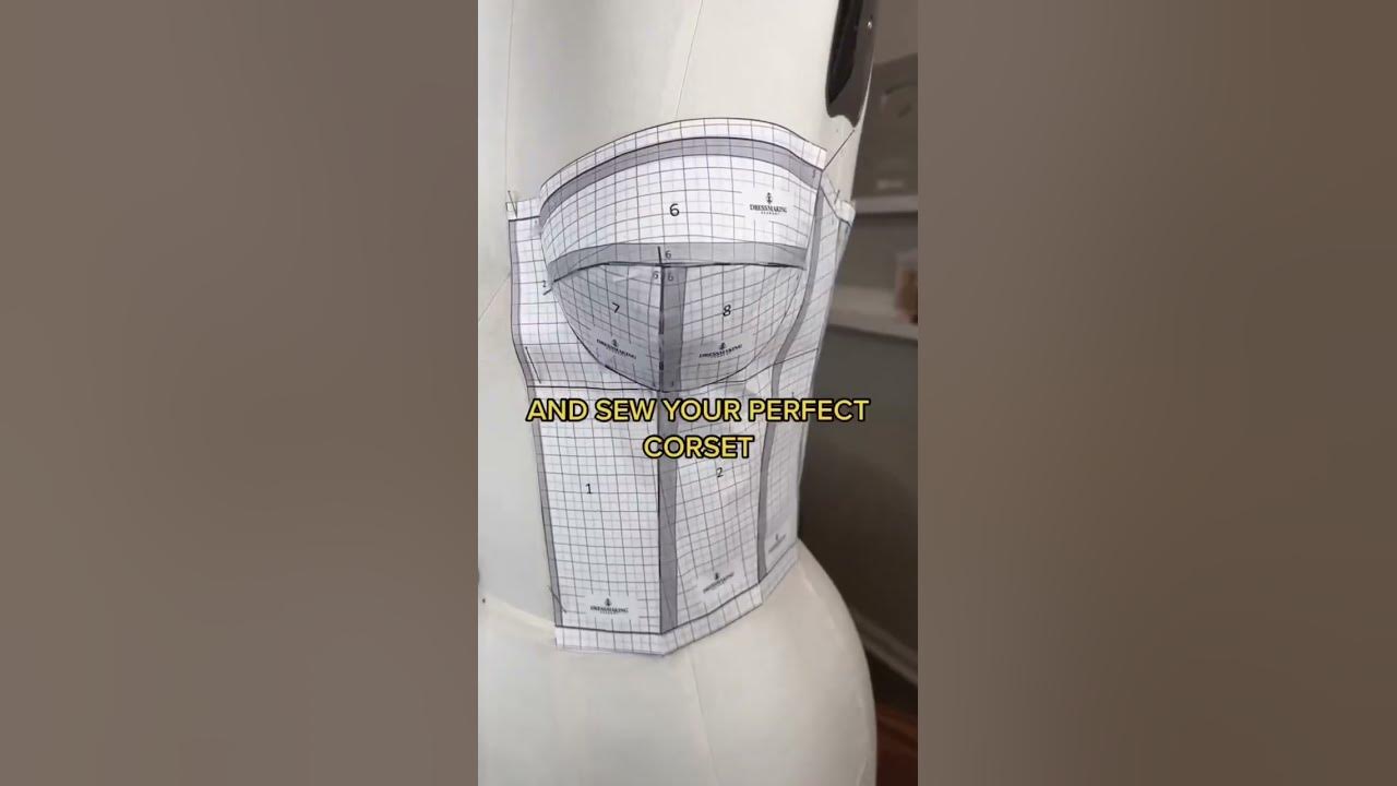 DIY Strapless Corset/ Pattern Available 