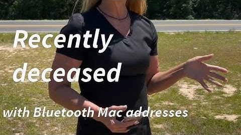 Fresh Graves w/ Bluetooth mac Addresses