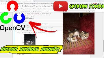 OpenCV 4:  Membaca, Menampilkan dan Menyimpan File Gambar