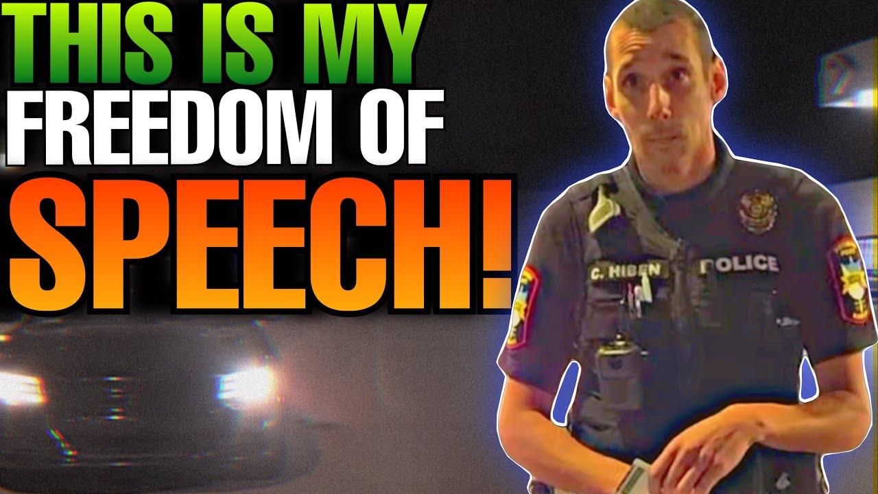 COP GETS HIS FEELINGS HURT! - TRIES TO RETALIATE! - YouTube