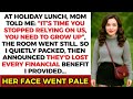 My Mom Told Me  “It’s Time You Stopped Relying On Us”—So I Took Back Everything I’d Quietly Paid F