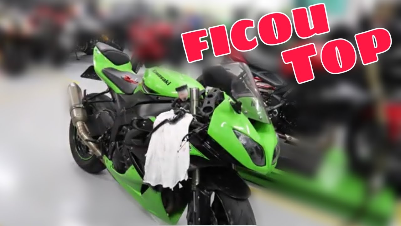 ACELEREI A ZX6R NO TUNEL | DEIXEI DO JEITO QUE EU QUERIA