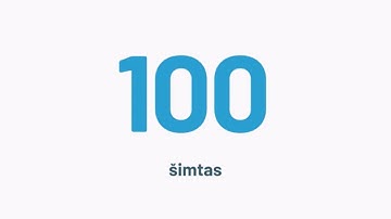 Lithuanian for Beginners: Learn Lithuanian NUMBERS 1-100