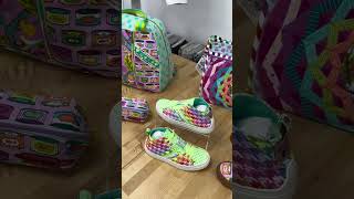 I still can’t believe I MADE SHOES! #quilting #tulapink #sneakers #sneakerheads #maker #sewing