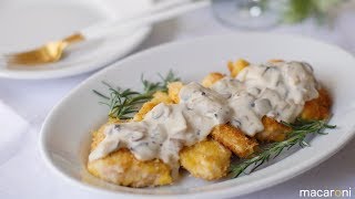 おうちでレストラン級！ 濃厚 ソースの チキン シュニッツェル のレシピ 作り方