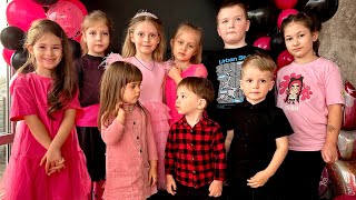 День Рождения Полины 7 лет в стиле Black-Pink