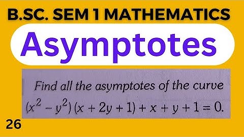 Find all the asymptotes  of the curve (x^2-y^2)(x+y+1)+x+y+1=0