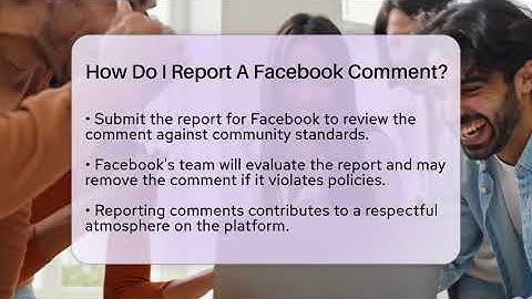 How Do I Report A Facebook Comment? - Everyday-Networking