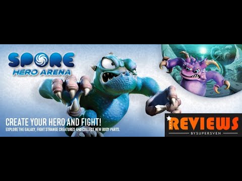 Spore Hero Arena video review and full walkthrough, with all secrets and bosses, timestamps included