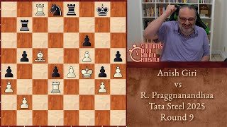 Thumbnail for Five Minutes with Ben: Anish Giri vs R Praggnanandhaa, Tata Steel 2025, Round 9