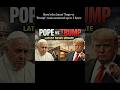 POPE vs TRUMP: 5 Shocking Updates #news
