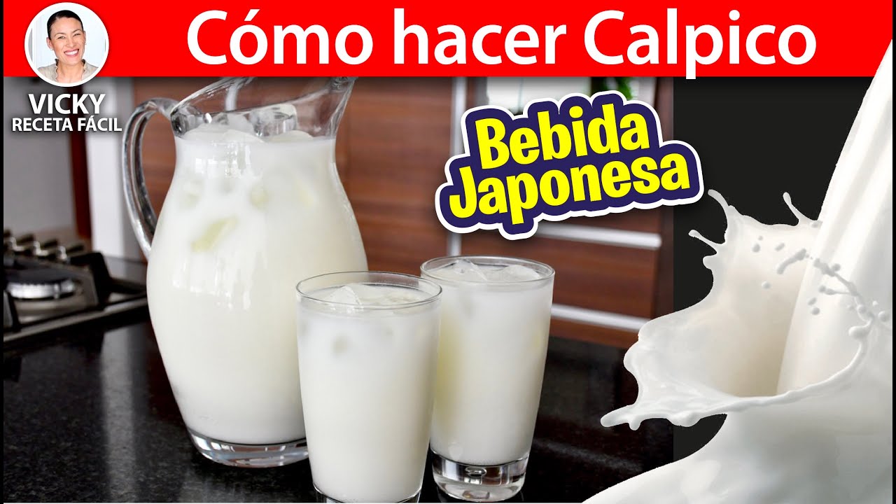 CALPIS O CALPICO BEBIDA JAPONESA | Vicky Receta Facil | VICKY RECETA FACIL