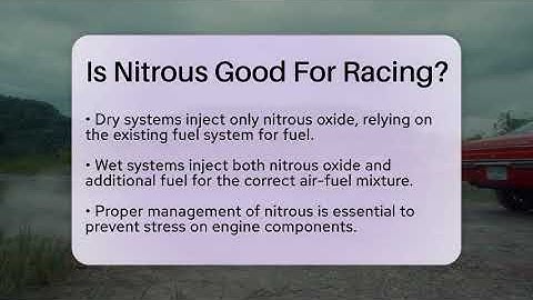 Is Nitrous Good For Racing? - Car Performance Pros