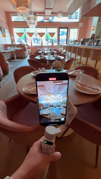 3 simple phone gimbal shots to create a CINEMATIC restaurant video!