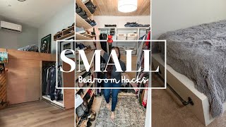 13 Small Bedroom Organization DIYs and Décor