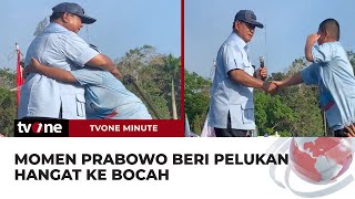 Prabowo Peluk Hangat Bocah saat Kampanye di Deli Serdang | tvOne Minute