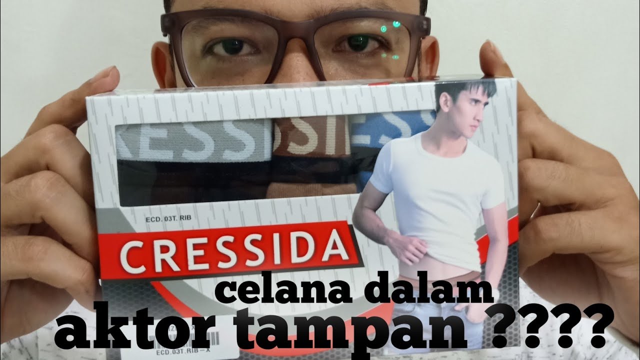 review celana  dalam  berbahan  katun  merk  cressida shopee 