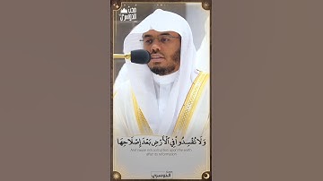 ادْعُوا رَبَّكُمْ تَضَرُّعًا وَخُفْيَةً ۚ  | ما تيسر من سورة الأعراف - فضيلة الشيخ أ.د ياسر الدوسري.