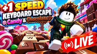 +1 Speed Keyboard Escape | Candy & Chocolate 🍫 | LIVE screenshot 1