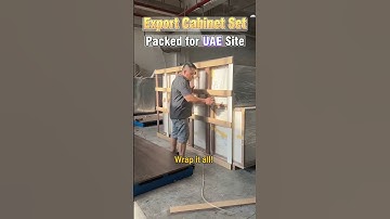 How We Pack Cabinets with Wooden Crates for Export | Strong & Secure Shipping Protection