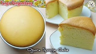 Resep Ogura Vanilla Menul Hanya dengan 4 Telur (bolu vanilla)