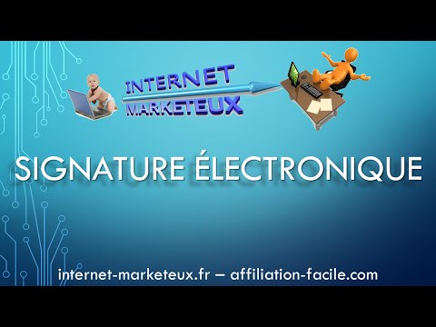 Vidéo: Comment Et Où Obtenir Une Signature électronique Pour Un Particulier