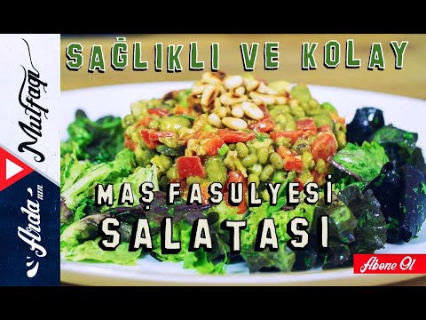 Herkesin Tarifini Soracağı Sağlıklı Salata | Kolay Maş Fasulyesi Salatası  - Arda'nın Mutfağı