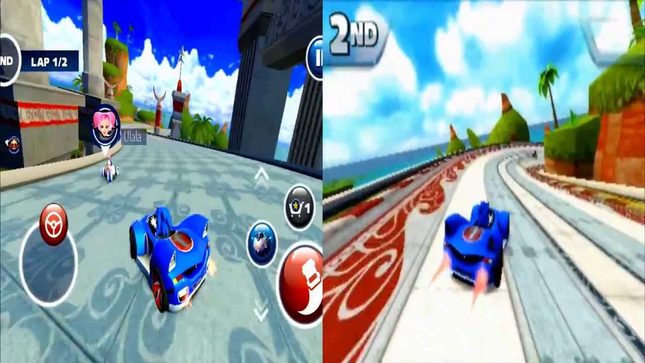 sonic and sega all stars racing 3ds