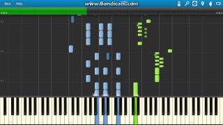 Video thumbnail of "Johann Strauss II. - Annen-Polka, op. 117 piano (Synthesia)"