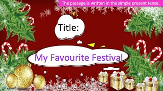 My Favourite Festival | Writing a Composition | #christmas  #writing #聖誕節  #festival #作文 #喜愛節日