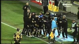 ARIS Panseraikos Goal Nery Castillo 2-1