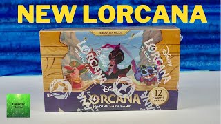 Disney Lorcana Into The Inklands Trading Card Game Booster Unboxing